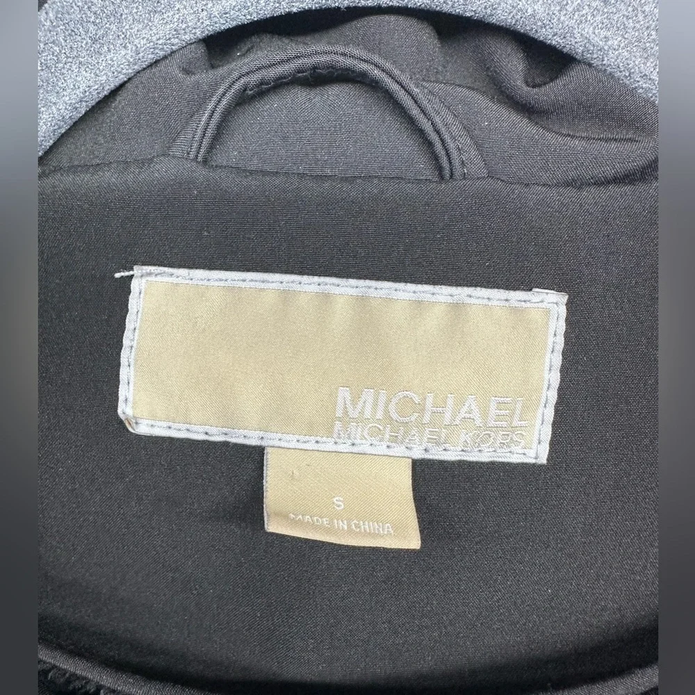 Michael Kors Black Winter Jacket Mid Length Zip Closure and‎ Pockets Women’s S